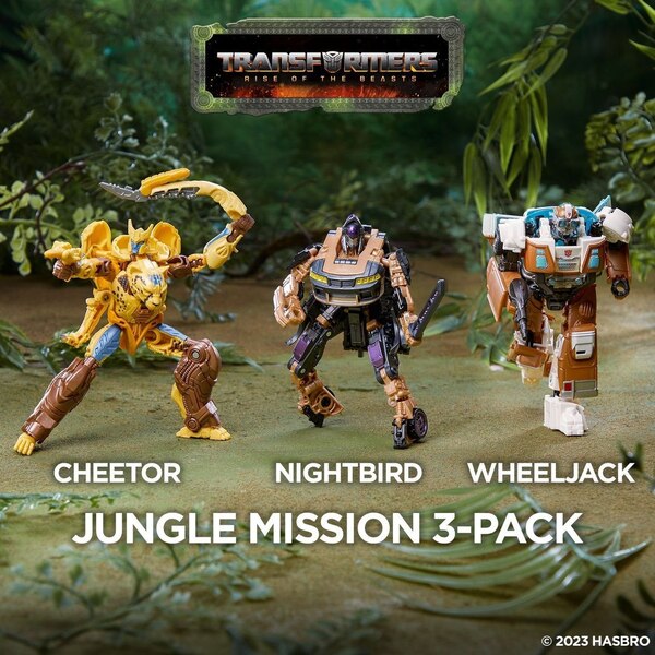 Official Image Of Transformers Rise Of The Beasts Jungle Mission 3 Pack CHEETOR, NIGHTBIRD, AND WHEELJACK  (5 of 7)